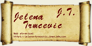 Jelena Trmčević vizit kartica